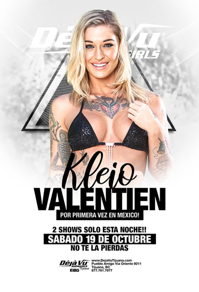 Kleio Valentien por primera vez en Mexico